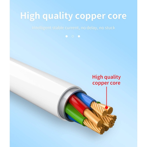 Adaptateur OTG de iPhone; Câble Lightning mâle à USB femelle pour lecteur de carte iPad Air d’Apple; lecteur de disque U; clé USB; Souris;