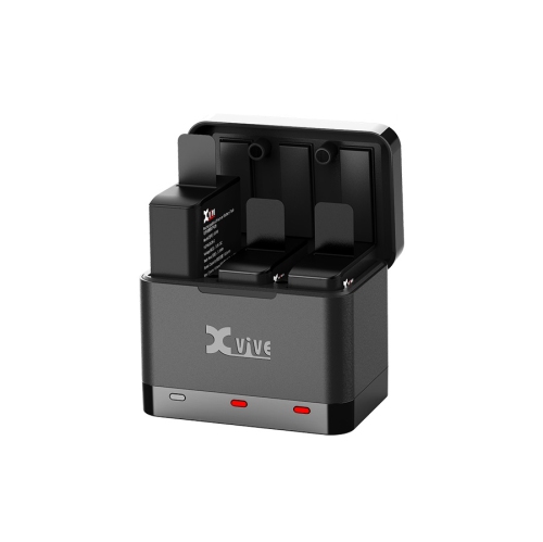 Xvive Audio U5C Battery Charger with 3 Batteries for U5 Wireless