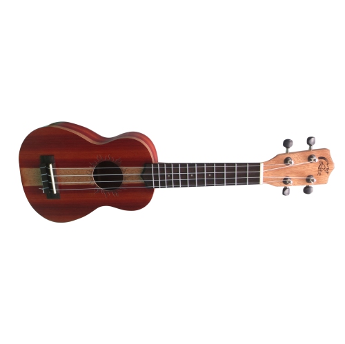 Leho Soprano Ukulele Two-Tone Mahogany
