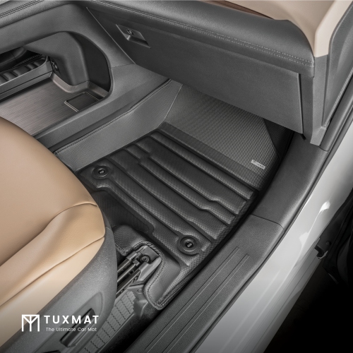TuxMat - for Toyota Sienna 8-Seater 2021-2026 Models - Custom Car Mats - Maximum Coverage, All Weather, Laser Measured - This Full Set Includes 1st,
