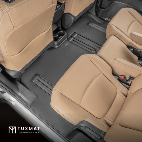 TuxMat - for Toyota Sienna 8-Seater 2021-2026 Models - Custom Car Mats - Maximum Coverage, All Weather, Laser Measured - This Full Set Includes 1st,