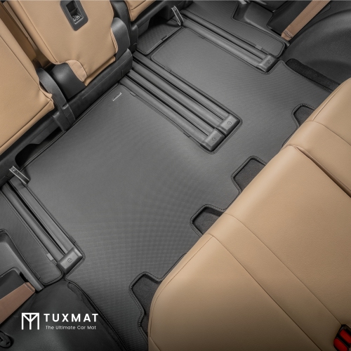 TuxMat - for Toyota Sienna 8-Seater 2021-2026 Models - Custom Car Mats - Maximum Coverage, All Weather, Laser Measured - This Full Set Includes 1st,