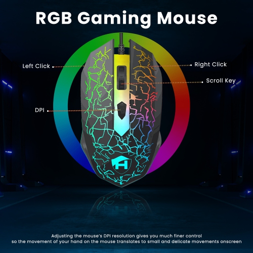 Dell Gaming PC - GT 1030 2GB, Intel Core i3-6100, 16GB Memory, 256GB SSD + 1TB HDD, Win 10 Pro + Keyboard & Mouse by DELL - Refurbished condition - Image 6