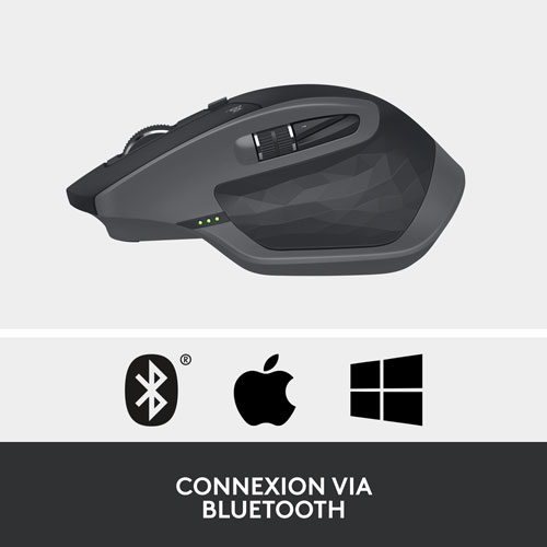 Logitech MX Master 2S Bluetooth Laser Mouse - Graphite