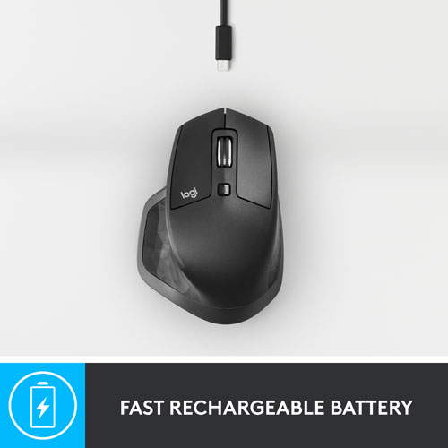 Logitech MX Master 2S Bluetooth Laser Mouse - Graphite