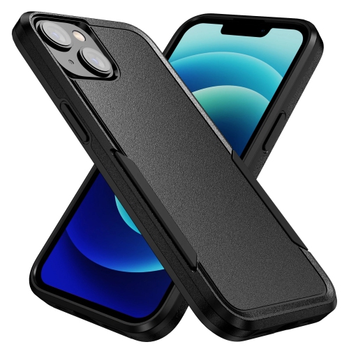 【CSmart】 Dual Layers Heavy Duty Rubber Armor Bumper Hard Case Cover for iPhone 11, Black