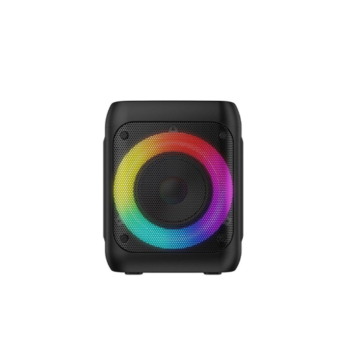 Havit SQ133BT Wireless Bluetooth V5.0, Outdoor Bright RGB Lighting 8W, 4 inch Sound Box Speaker_Black