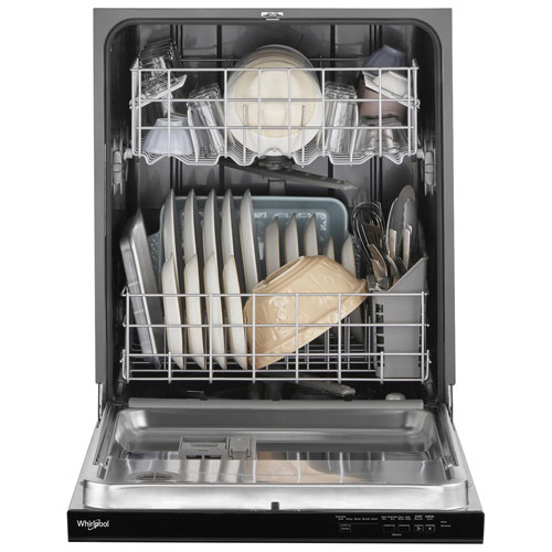 Lave-vaisselle encastrable 24 po 55 dB de Whirlpool - Noir