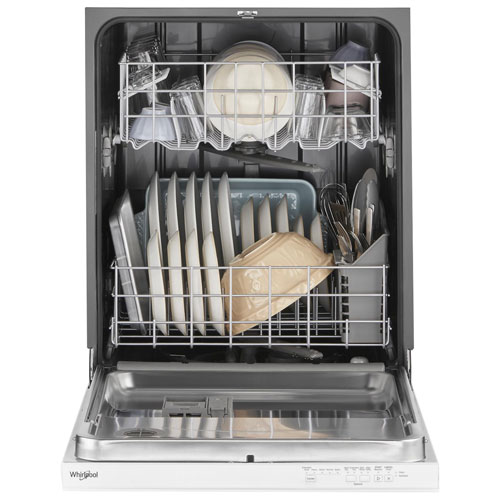 Lave-vaisselle encastrable 24 po 55 dB de Whirlpool - Blanc