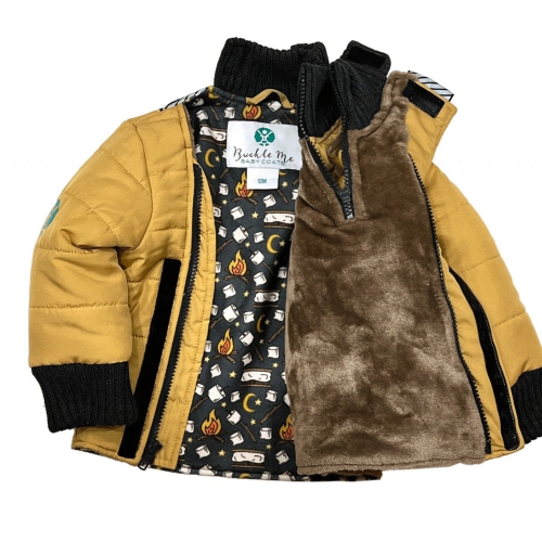 Manteau d'hiver le plus Toasest de la collection boucle Me Baby Coats - Love You'S Malst