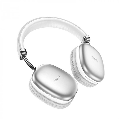 Bluetooth V5.3 Wireless / Wired Stereo Headphones Headsets with Mic High Bass Hands-free Support TF AUX, Silver