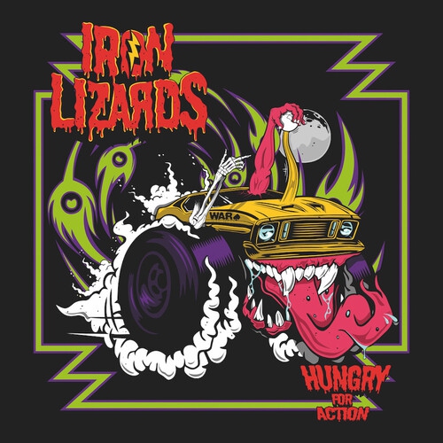 SIGN RECORDS  Iron Lizards - Hungry for Action [Vinyl] Colo Vinyl, Ltd Ed In Red