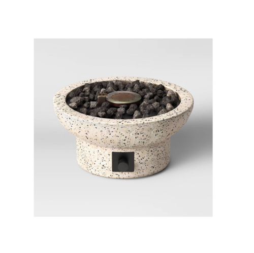 Project 62 13" Terrazzo Propane Tabletop Fireplace - Beige - 76500284