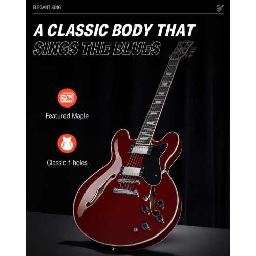 Donner DJP-1000 39 inch JAZZ LP Electric Guitar