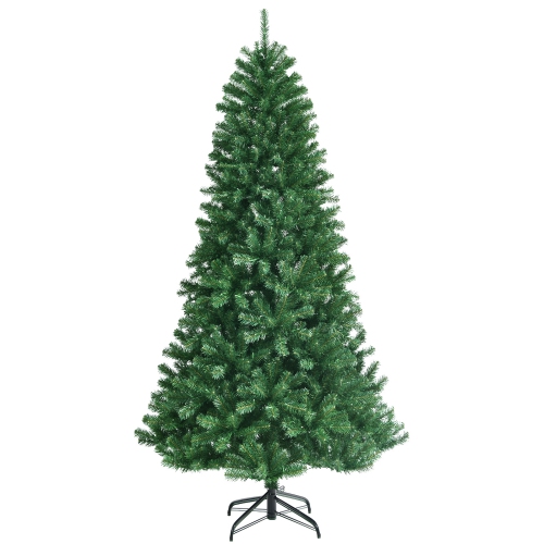 TOPBUY  6Ft Pre-Lit Christmas Tree, Artificial Hinged Xmas Tree W/ 350 Remote-Controlled Color-Changing Led Lights & 845 Pvc Tips