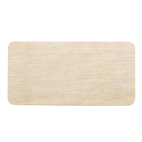 Bowery Hill Wood 3-Piece Coffee Table Set in Natural Tone Finish