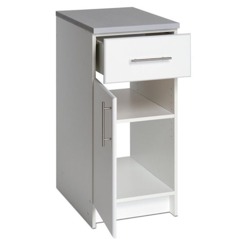 Wright Home Modern / Contemporary Engineered Wood Base Storage Cabinet in White