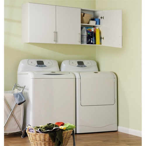 Wright Home Modern / Contemporary Engineered Wood Wall Storage Cabinet in White