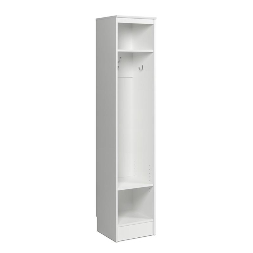 WRIGHT HOME  Transitional Engineered Wood Narrow Organizer In In White