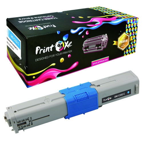 OKI C332 Compatible Cyan 46508703 Toner Cartridge for OKIDATA C332 MC363 C332dn MC363dn C332dnw Printers