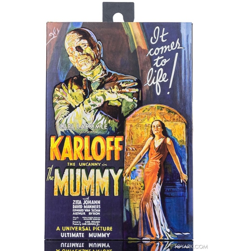 Universal Monsters 7 Inch Action Figure Ultimate - Mummy Black & White Version