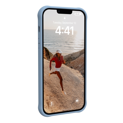 UAG Dot MagSafe iPhone: 15 Plus, 14 Plus Plastic Fitted Hard Shell Case – Blue