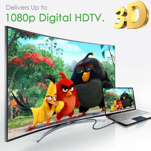 Braided HDMI Cable 3ft 6ft 10ft 15ft 25ft 30ft 50ft 66ft - 1080P 3D ARC HEC Lot