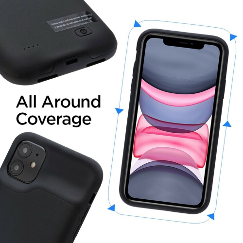 Protective Portable Charging Battery Case for Apple iPhone 5s 6 7 8 Xs 11 SE2020