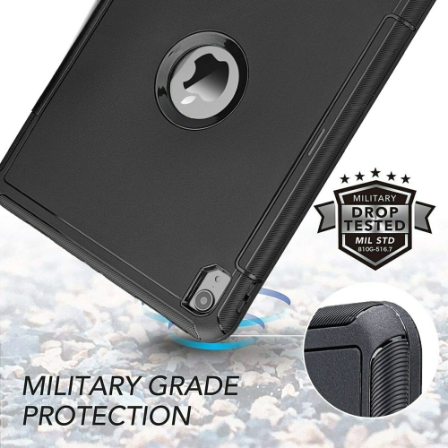 Étui avec support intelligent à trois couches d’Apple pour iPad 9,7 po 2e 3e 4e génération de 5e génération, résistant aux chocs