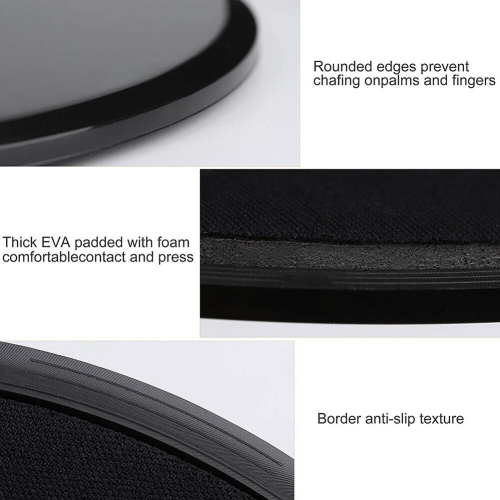 Paquet de 2 glisseurs de centre d’exercice [Smooth-Sliding Design] pour les exercices abdominaux et abdominaux