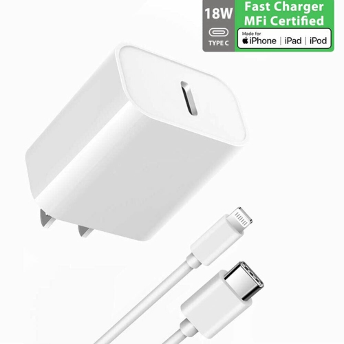 USB C Charger-18W PD Wall Charger Fast Charging for iPhone 12 Pro Max / 12 Mini
