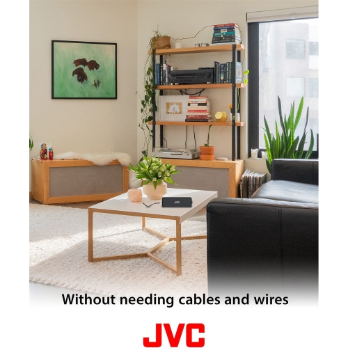 JVC Portable Wireless Speaker with Stereo Sound, Bluetooth 5.0, TWS Stereo Function, Waterproof IPX7, up to 22-Hour Battery Life