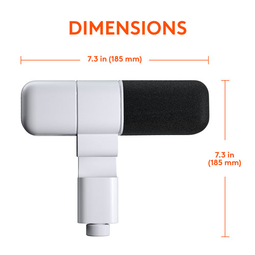 Logitech Blue Sona Active Dynamic XLR Broadcast Microphone - Off-White