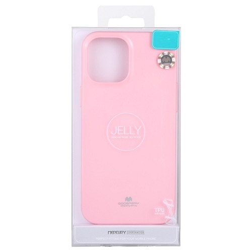 Coque en TPU TopSave Goospery Pearl Jelly Gel pour Iphone 14 Plus(6.7"), rose bébé