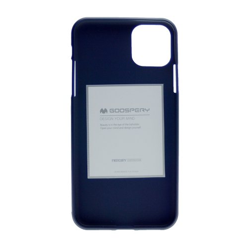 TopSave Goospery Soft Feeling Jelly Silky Slim Bumper Case For iPhone 14 Plus(6.7"), Navy Blue