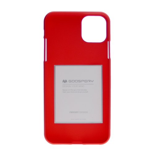 TopSave Goospery Soft Feeling Jelly Silky Slim Bumper Case For iPhone 14 Plus(6.7"), Red