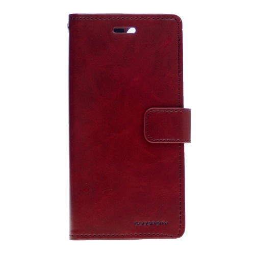 TopSave Goospery Bluemoon Card Slot w/Magnetic Clip Leather Folio Wallet Flip For iPhone 14 Plus(6.7"), Burgundy