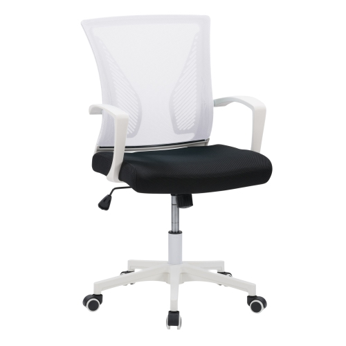 CorLiving Workspace Ergonomic White Mesh Back Office Chair
