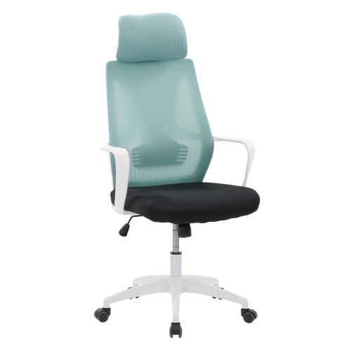 CorLiving Workspace Mesh Back Teal and Black Office Chair