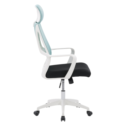 CorLiving Workspace Mesh Back Teal and Black Office Chair
