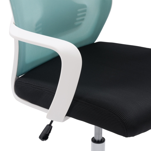 CorLiving Workspace Mesh Back Teal and Black Office Chair