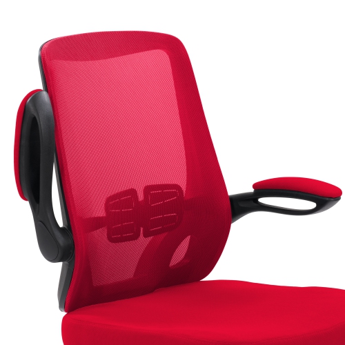 CorLiving Workspace High Mesh Back Office Chair in Red