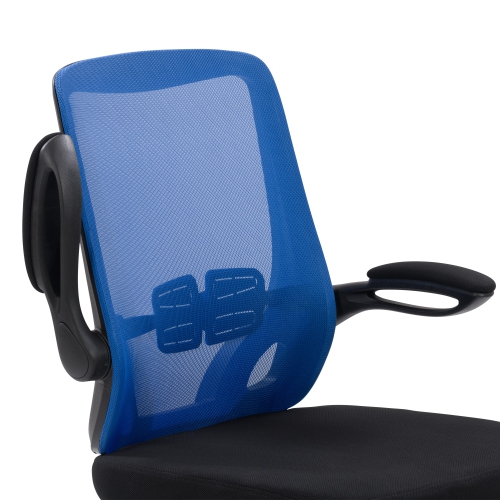CorLiving Workspace High Mesh Back Office Chair in Blue