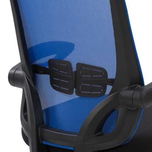 CorLiving Workspace High Mesh Back Office Chair in Blue