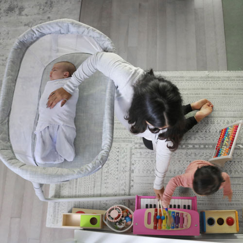 HALO BassiNest Flex Portable Bassinet - Heather Weave
