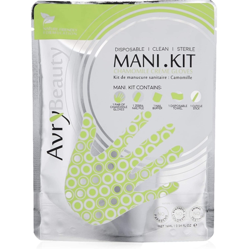 AvryBeauty All-In-One Mani Kit with Chamomile Gloves - 1 Count