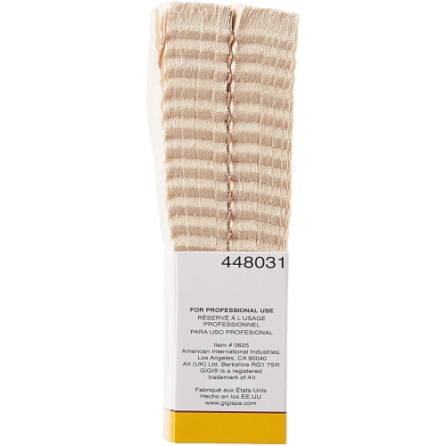 Gigi Natural Muslin Epilating Strips, Petite, 100 strips, 1 Count