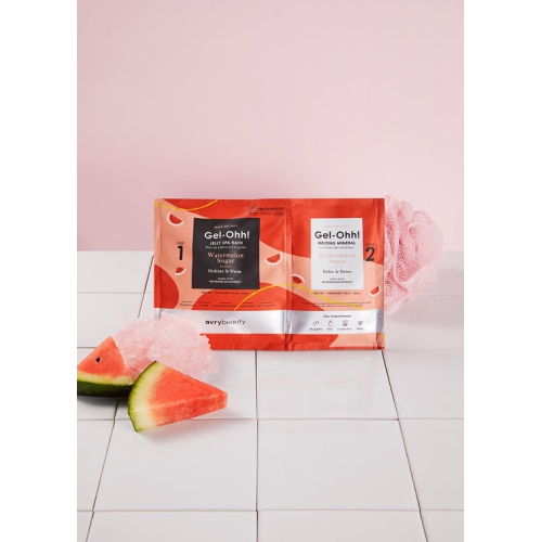 AvryBeauty Édition limitée Gel-Ohh! Bain Jelly Spa - sucre melon d'eau