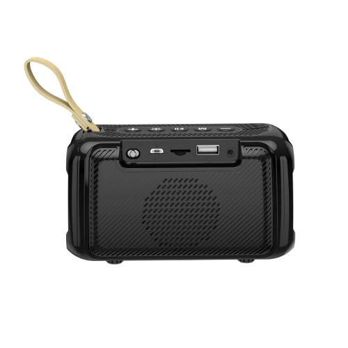 Portable Wireless Bluetooth 5.0 Sports Stereo Rich Sound Speaker for Travel Indoor Outdoor Party, Black