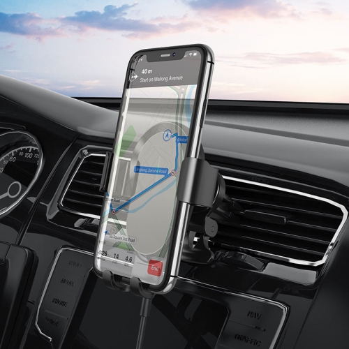 Universal Wireless Fast Charger Car Cell Phone Holder Mount Air Vent Outlet Mount Holder for iPhone Samsung Smartphones